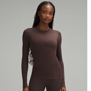 Wundermost Ultra-Soft Nulu Crewneck Long-Sleeve Shirt